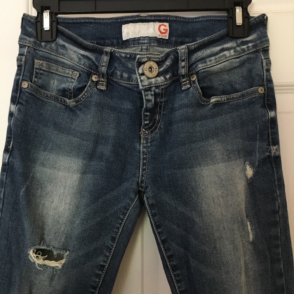 GUESS ripped jeans